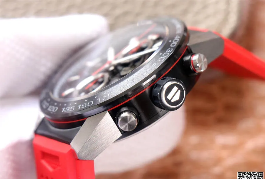 TAG Heuer Carrera CAR2A1Z.FT6050 XF Factory 1:1 Best Edition Replica Watch Red Strap